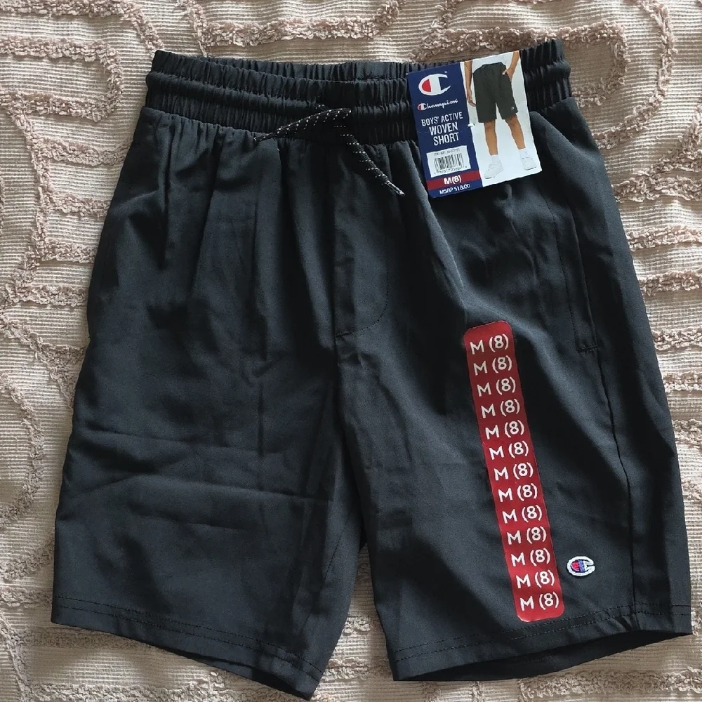 Boys Active Shorts Set, 4 Pairs, All M(8), NWT, Several Brands
